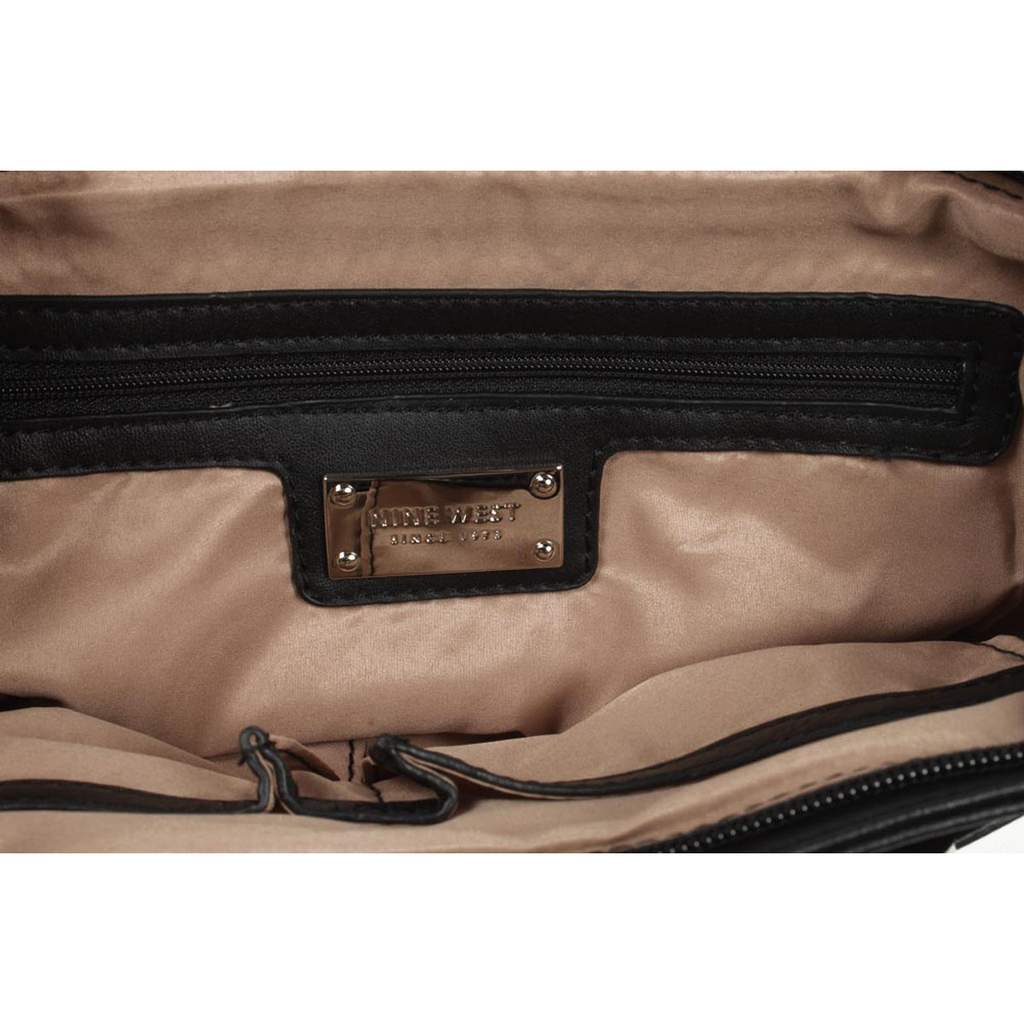 Bolso de mano Nine West para mujer 236501 NEGRO BLANCO