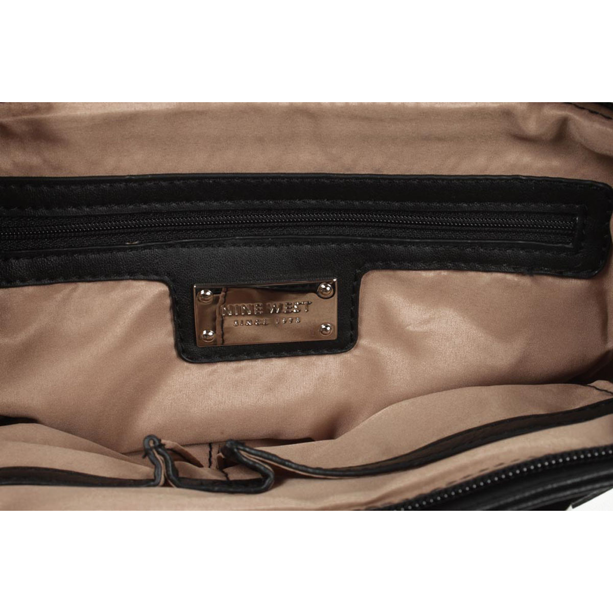 Bolso de mano Nine West para mujer 236501 NEGRO BLANCO