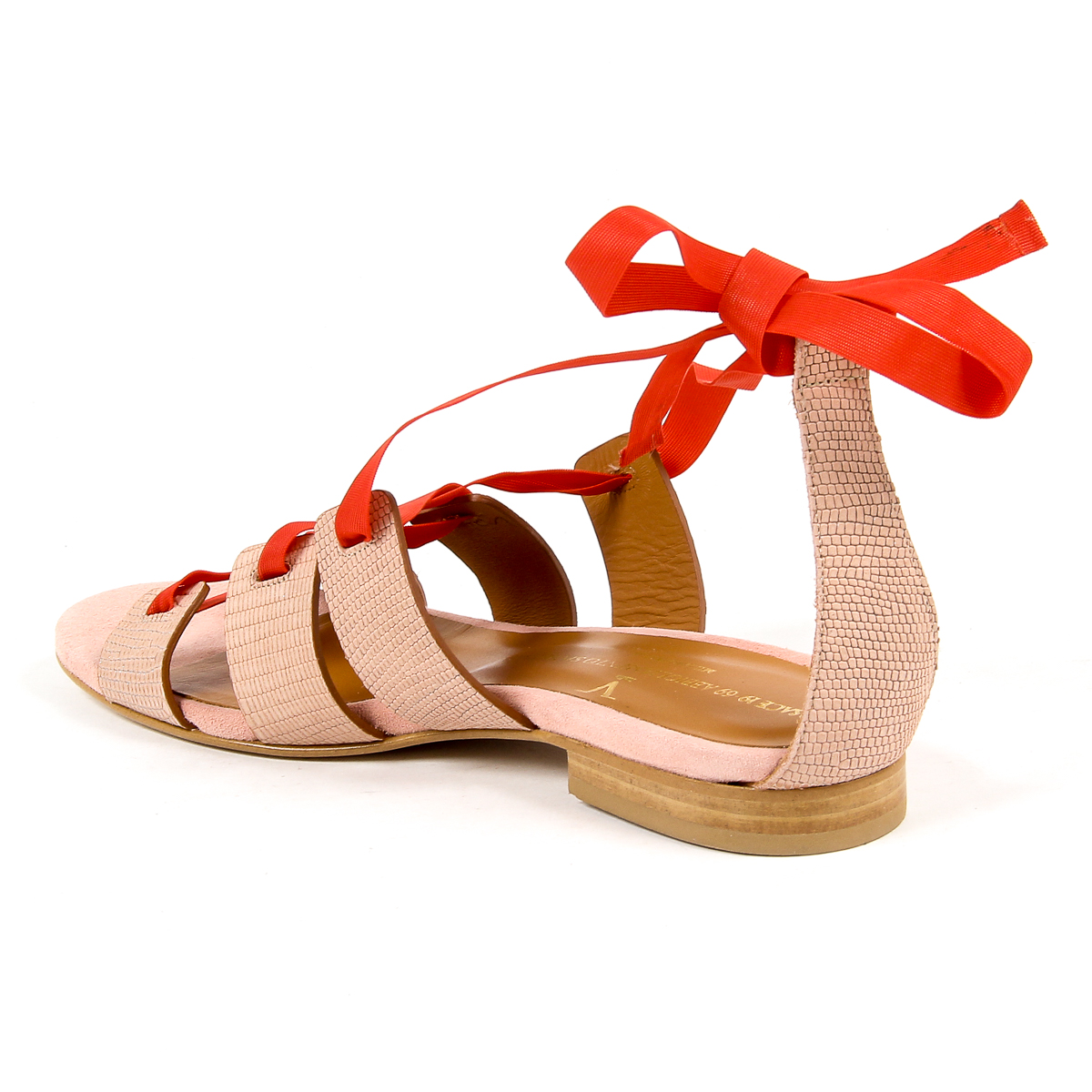 V 1969 Italia Sandalia plana para mujer Multicolor MORA
