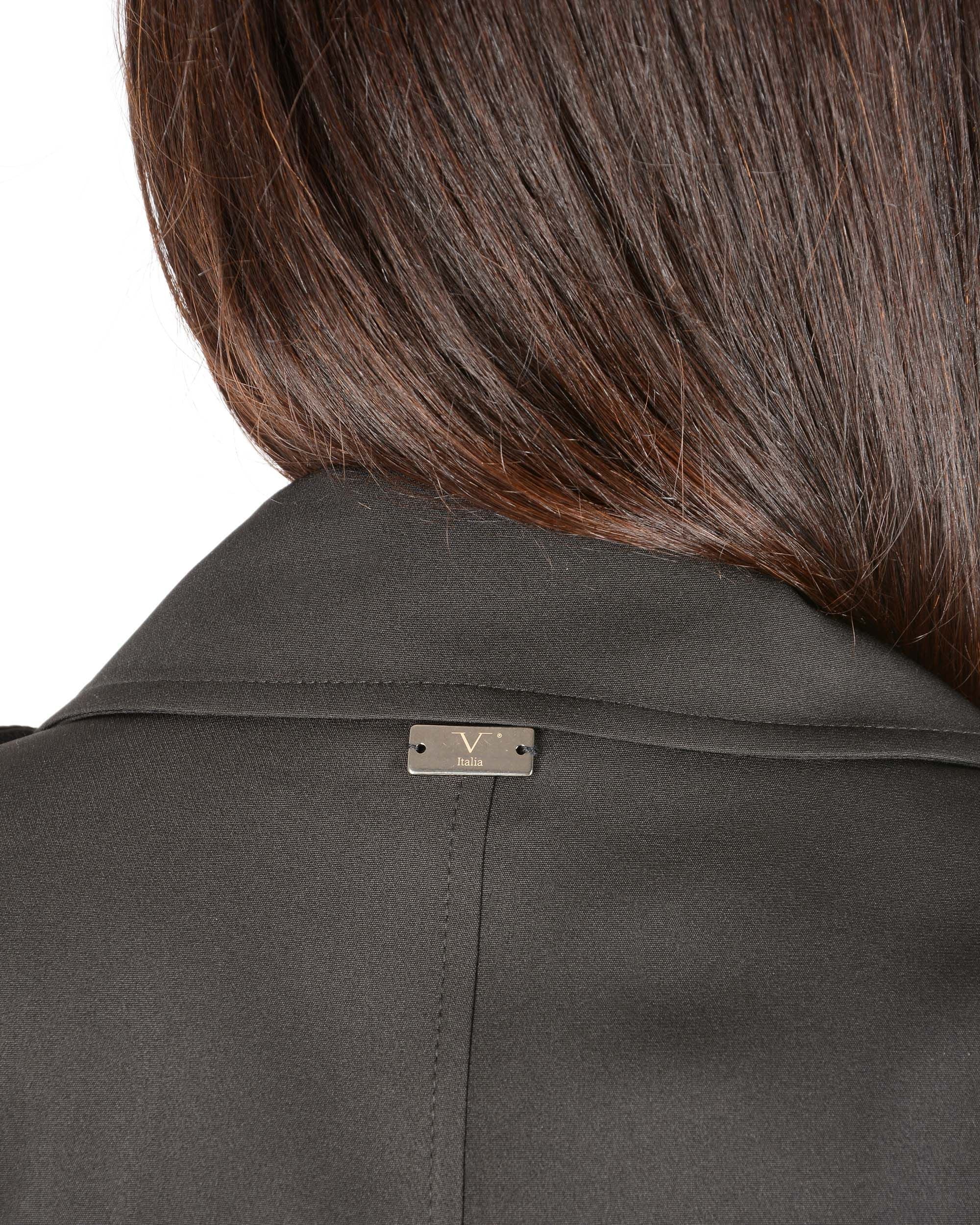 19V69 Italia Woman Trench Black TRENCH QUEEN NERO