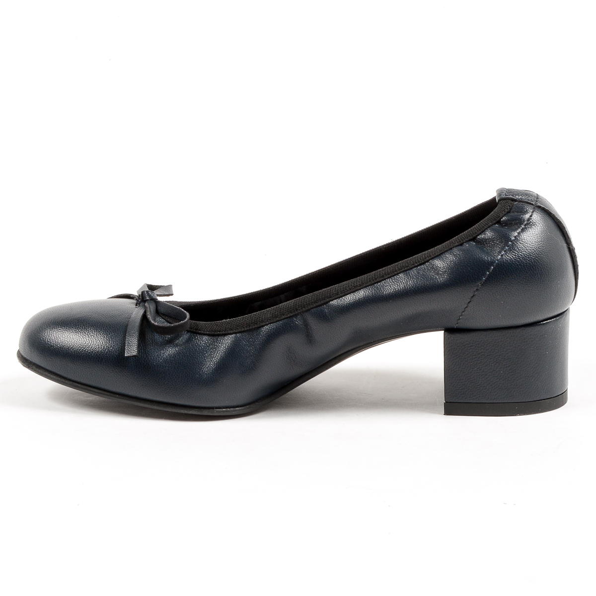 Andrew Charles Womens Ballerina Dark Blue NICKI