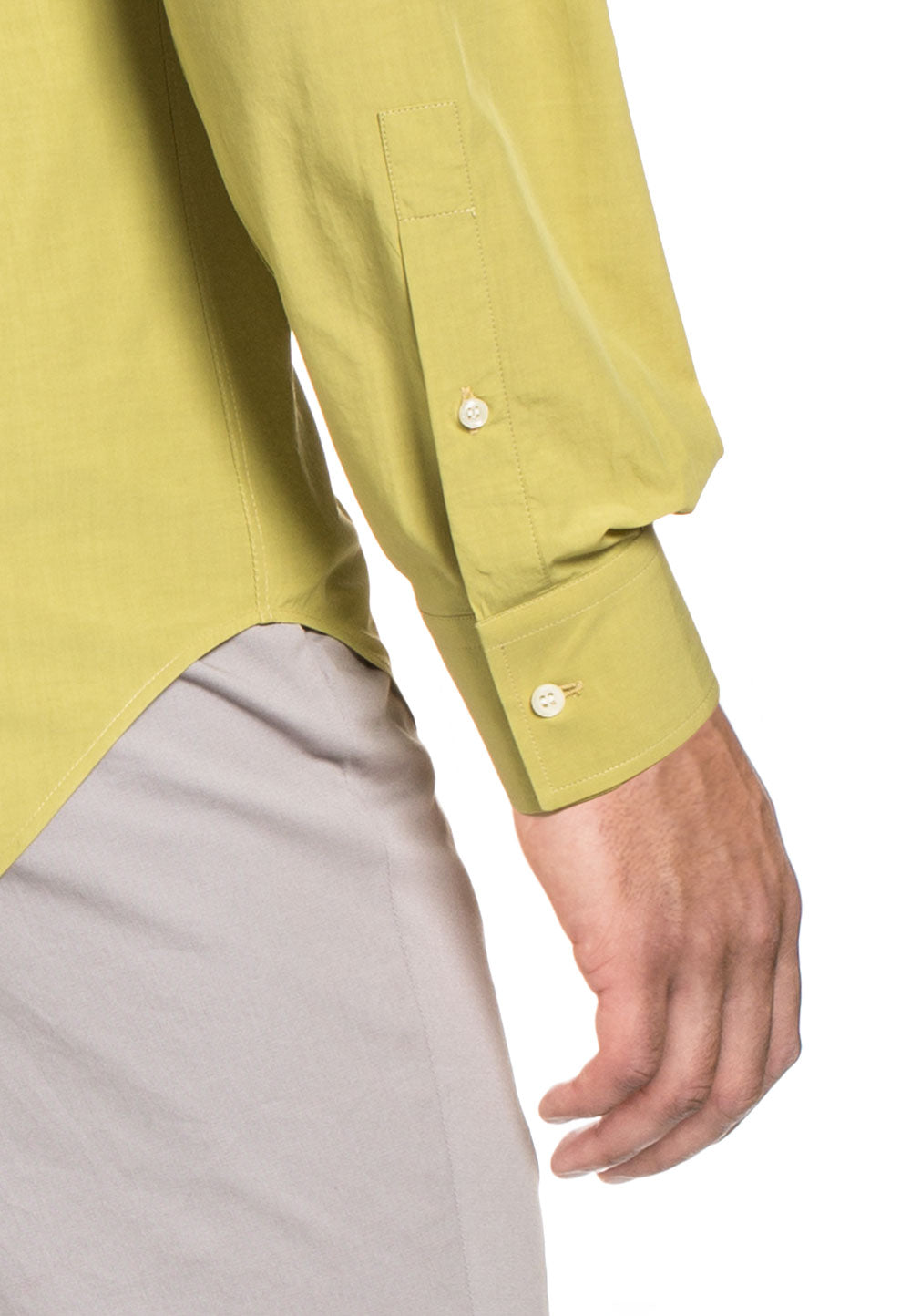 Camisa de cuello abotonado ajustada para hombre V 1969 Italia SBD31