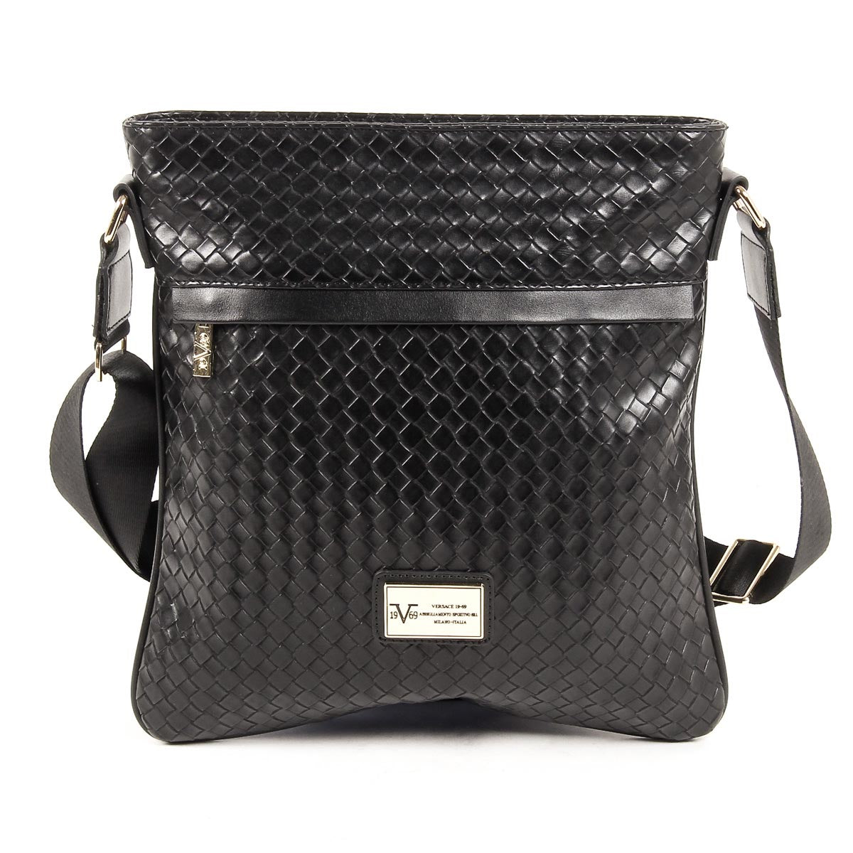 Bolso de hombro para hombre V 1969 Italia V1969017B NEGRO