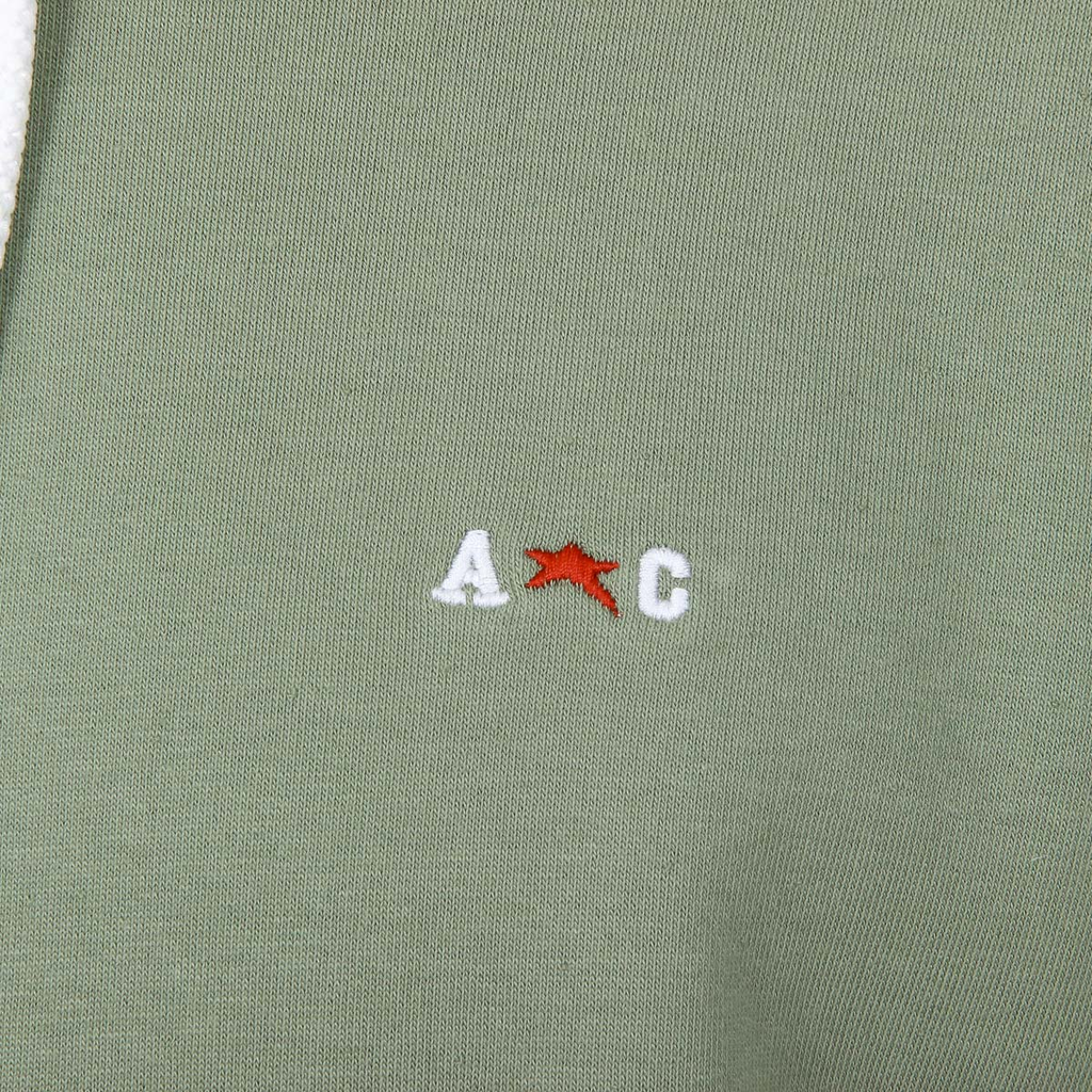 Sudadera con capucha Andrew Charles para hombre, manga larga, cuello redondo, verde FIFI