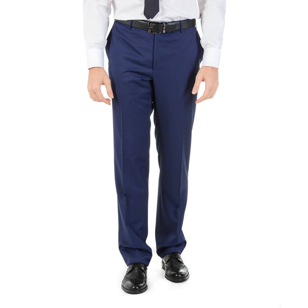 Corneliani Mens Suit Long Sleeves Blue Super 130's
