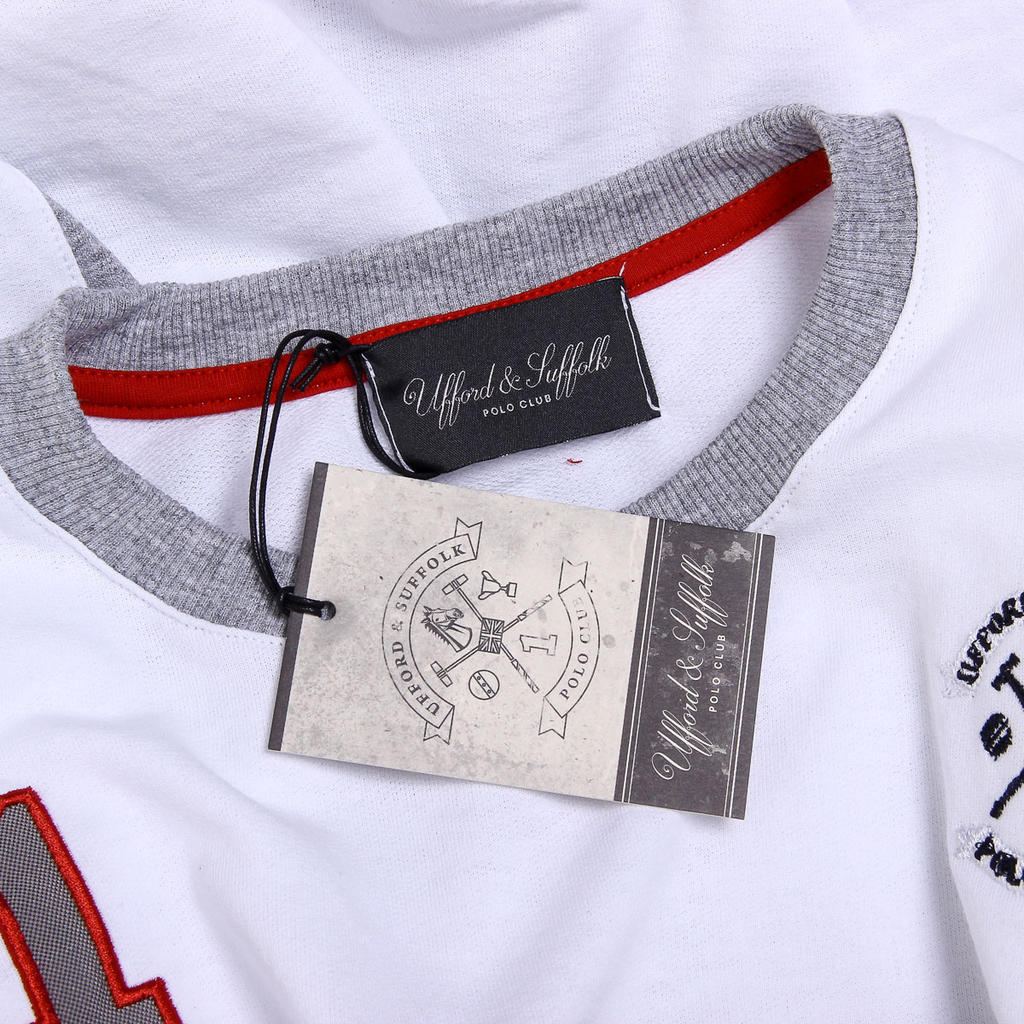 Suéter de hombre Ufford & Suffolk Polo Club de manga larga y cuello redondo