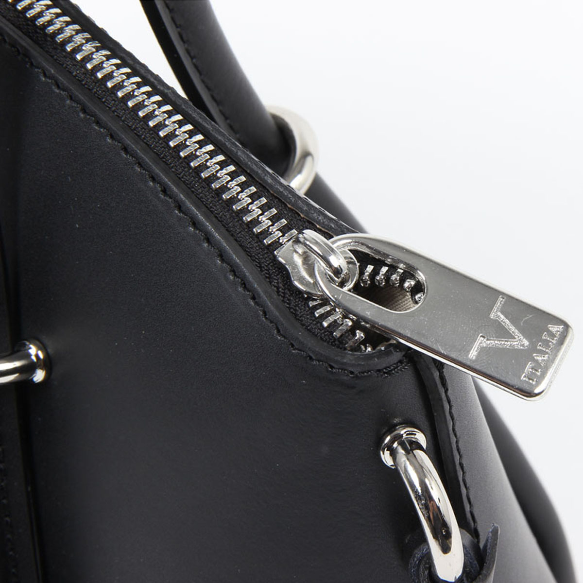 Bolso de mano para mujer V 1969 Italia V003-S RUGA NERO