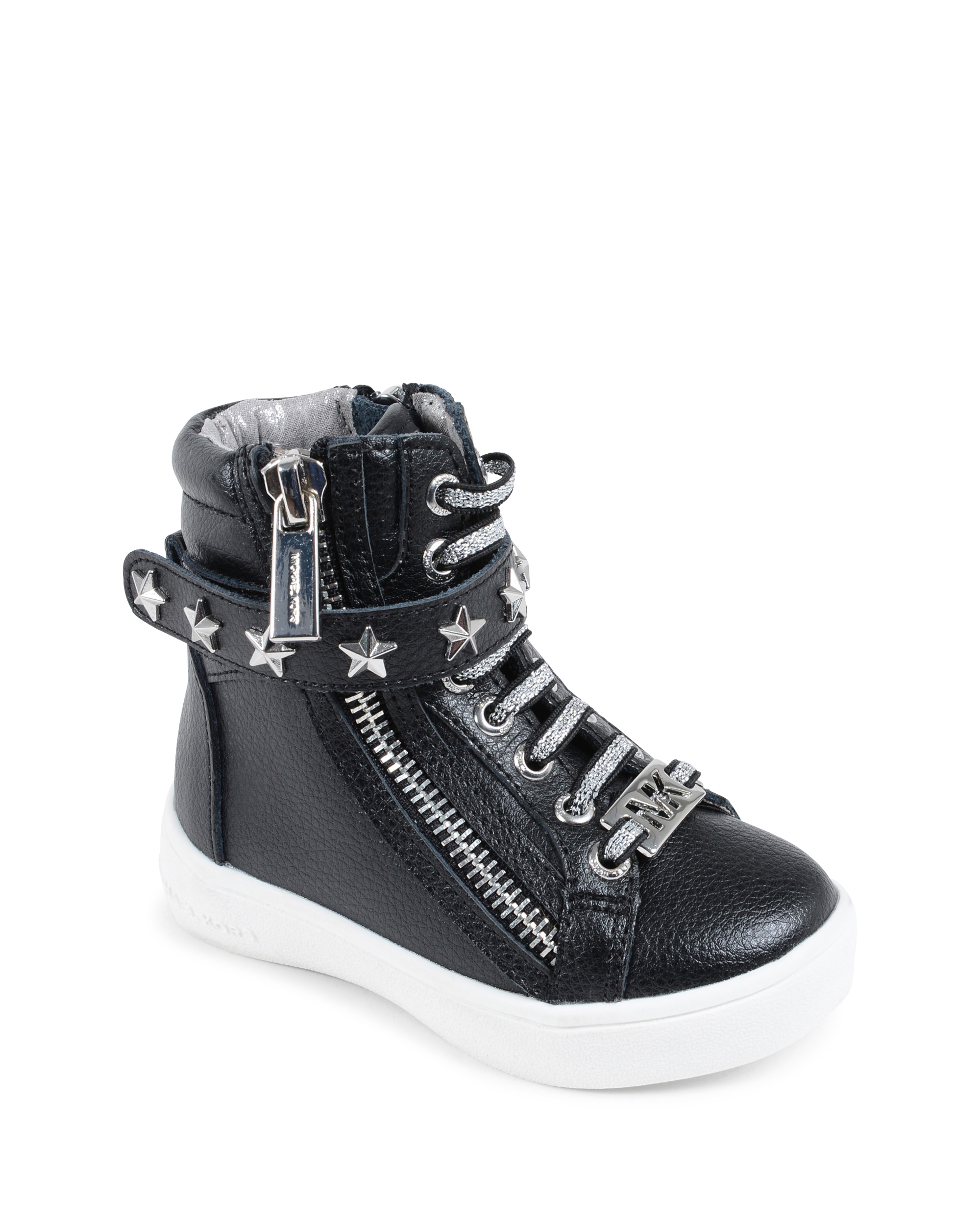 Michael Kors Zapatillas altas para niña negras ZIA IVY CADETT BLACK