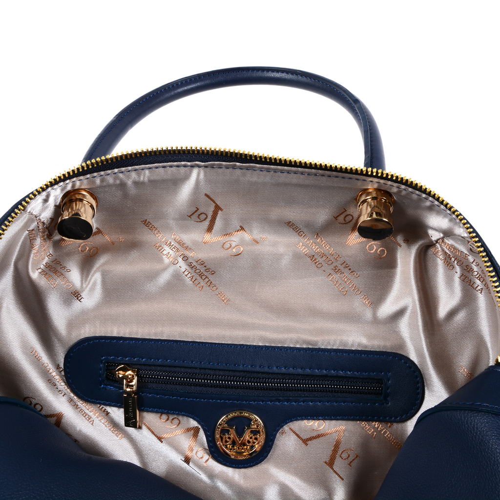 V 1969 Italia Womens Handbag Dark Blue TALLIN