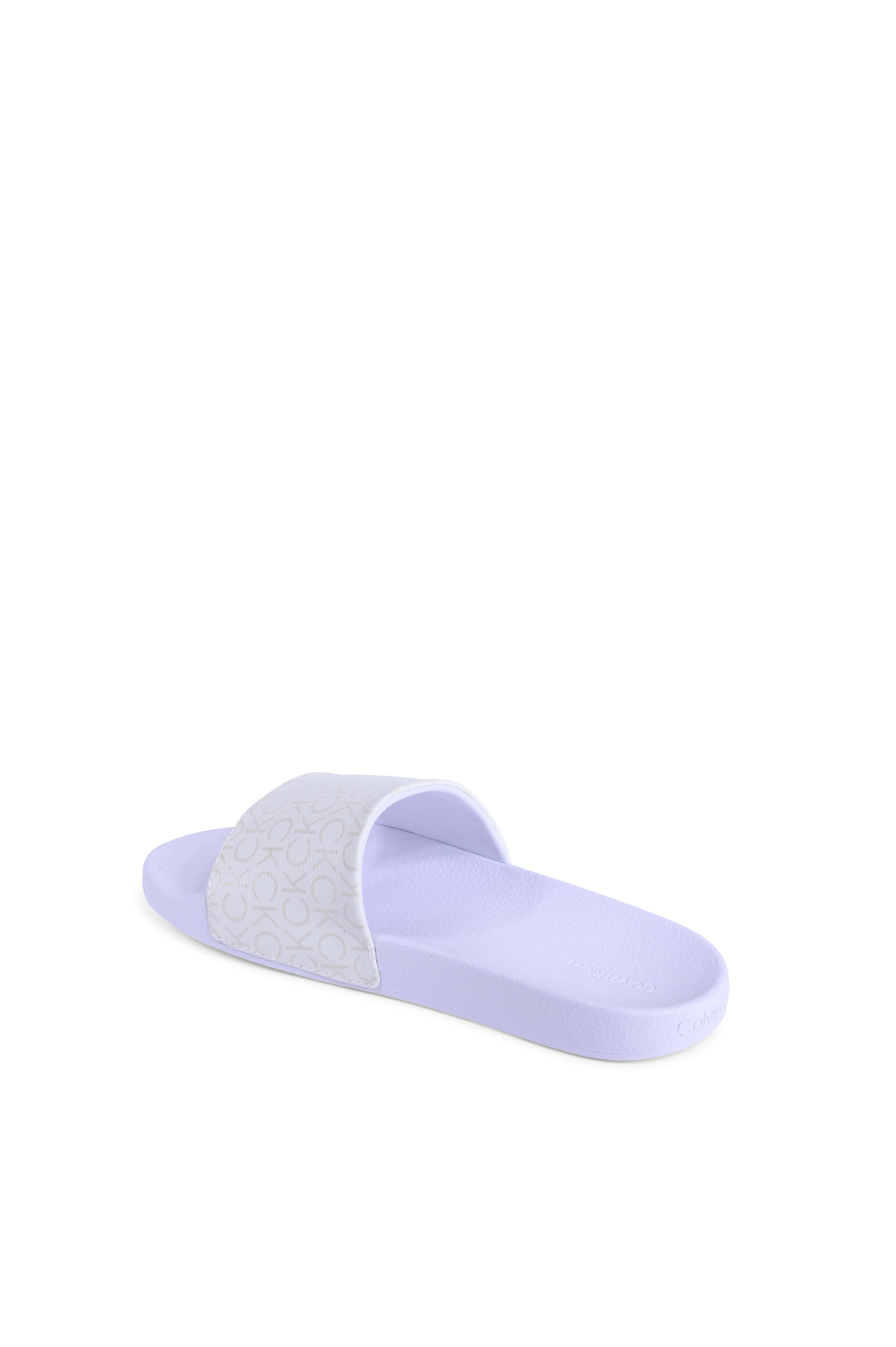 Chanclas Calvin Klein para mujer blancas HW0HW01974YBR