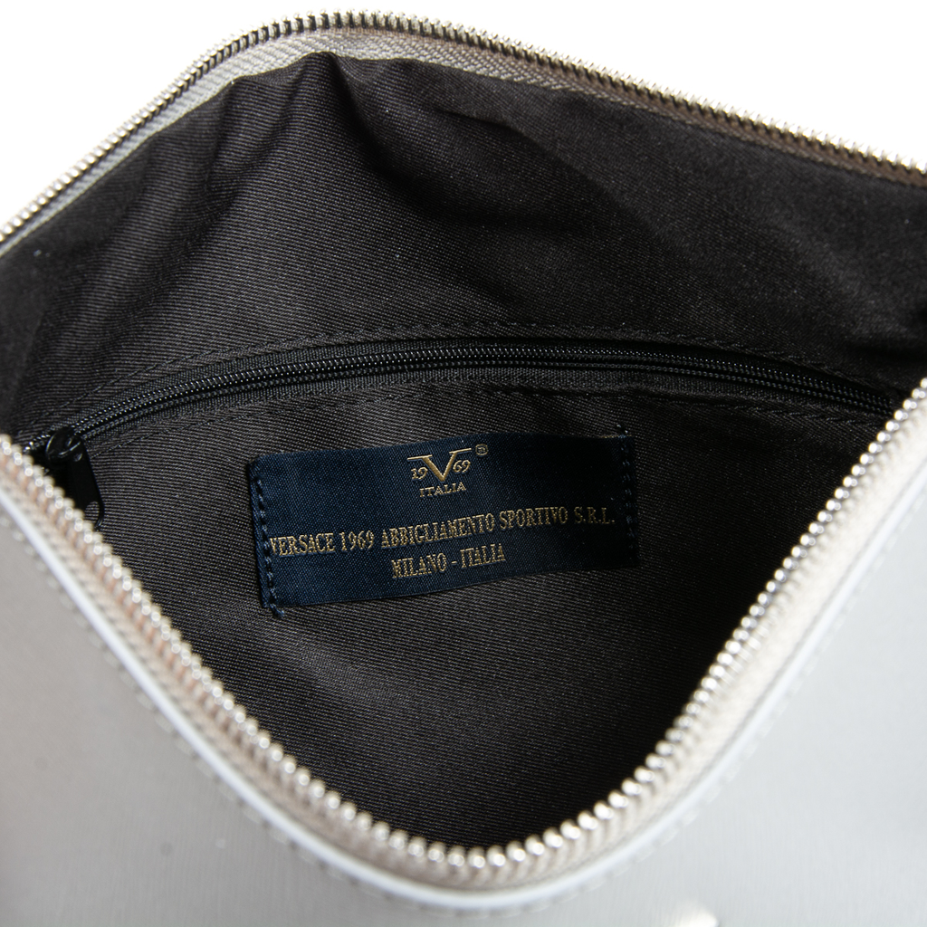 Bolso de mano para mujer V 1969 Italia gris lima