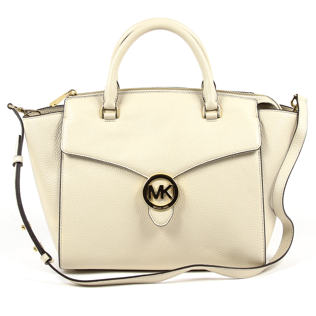 Michael Kors Womens Handbag VANNA 35T7GV3S3L ECRU