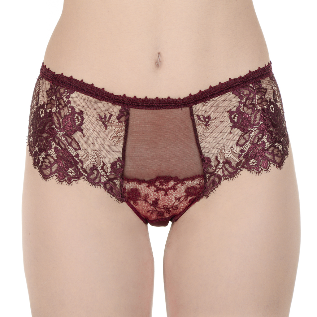 Top La Perla Mujer Slip Burdeos