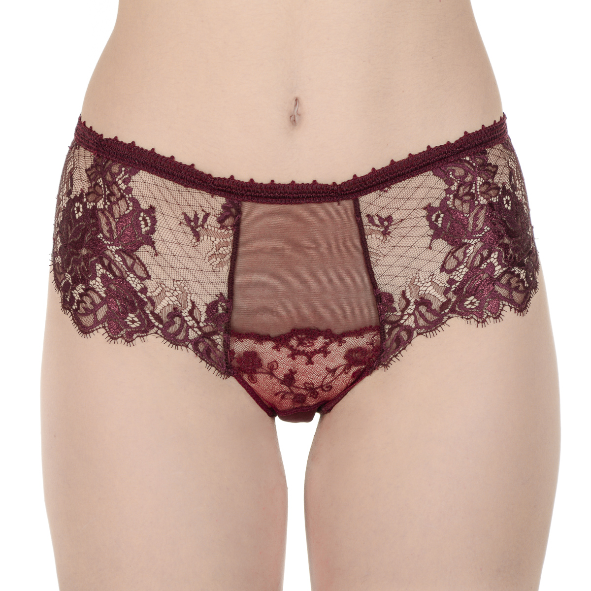 Top La Perla Mujer Slip Burdeos