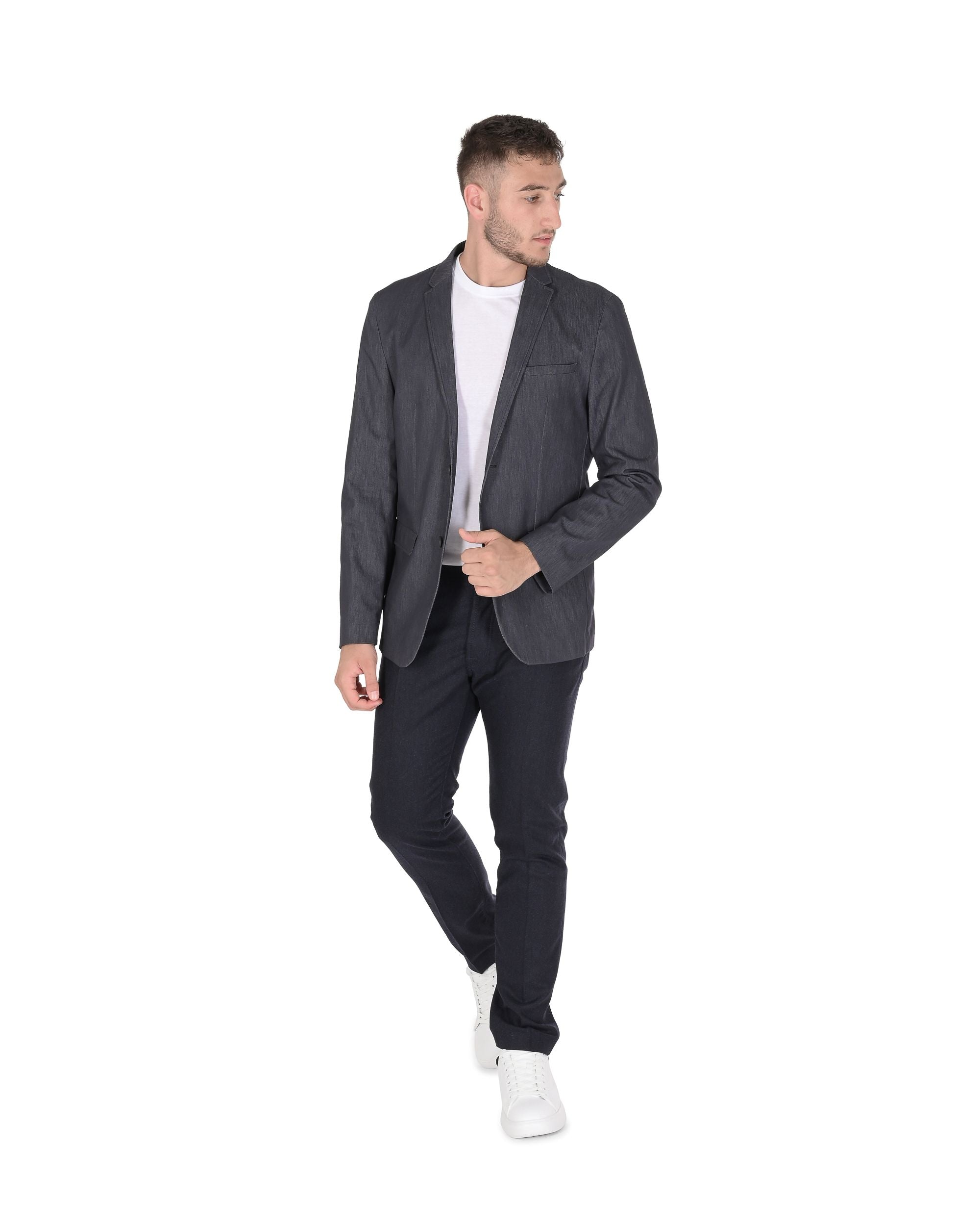 Calvin Klein Mens Blazer Blue K10K100801478