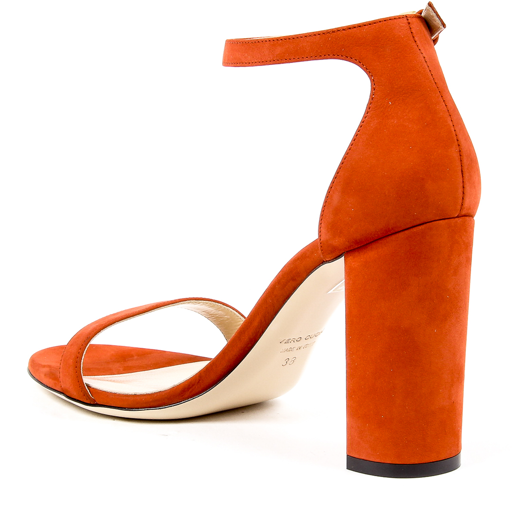 Andrew Charles Womens Sandal Red EMMA