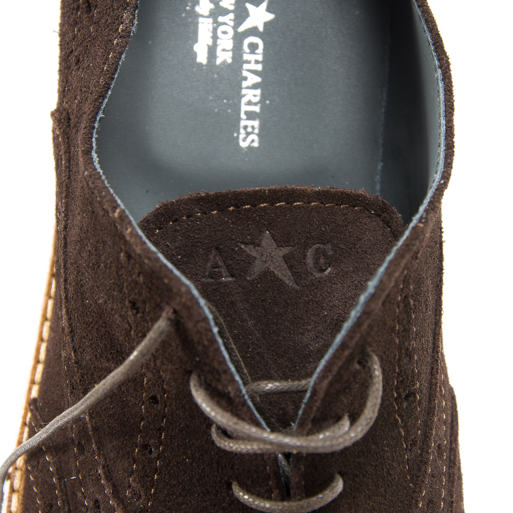 Andrew Charles - Zapatos brogue para hombre, color marrón oscuro, LUIS