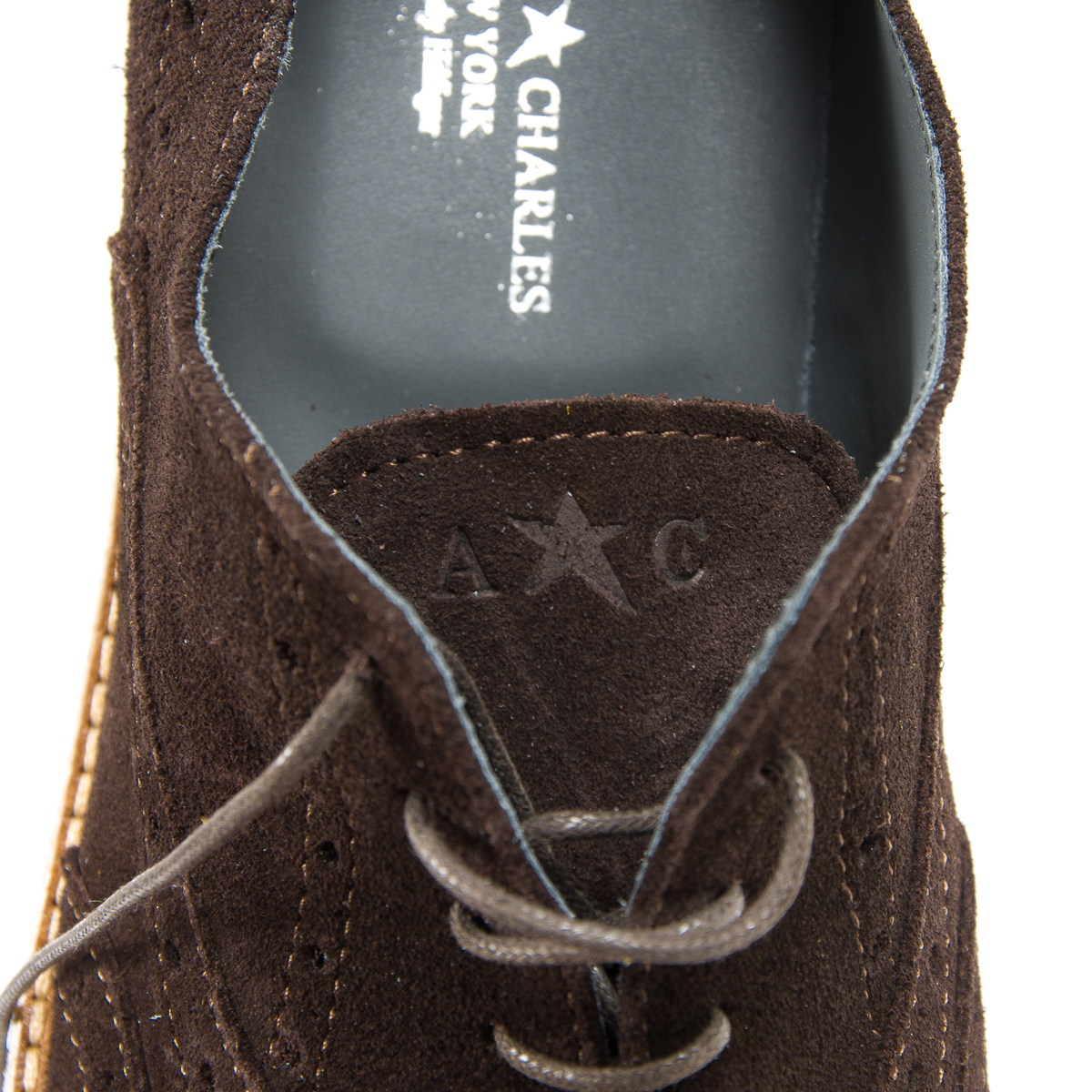 Andrew Charles - Zapatos brogue para hombre, color marrón oscuro, LUIS