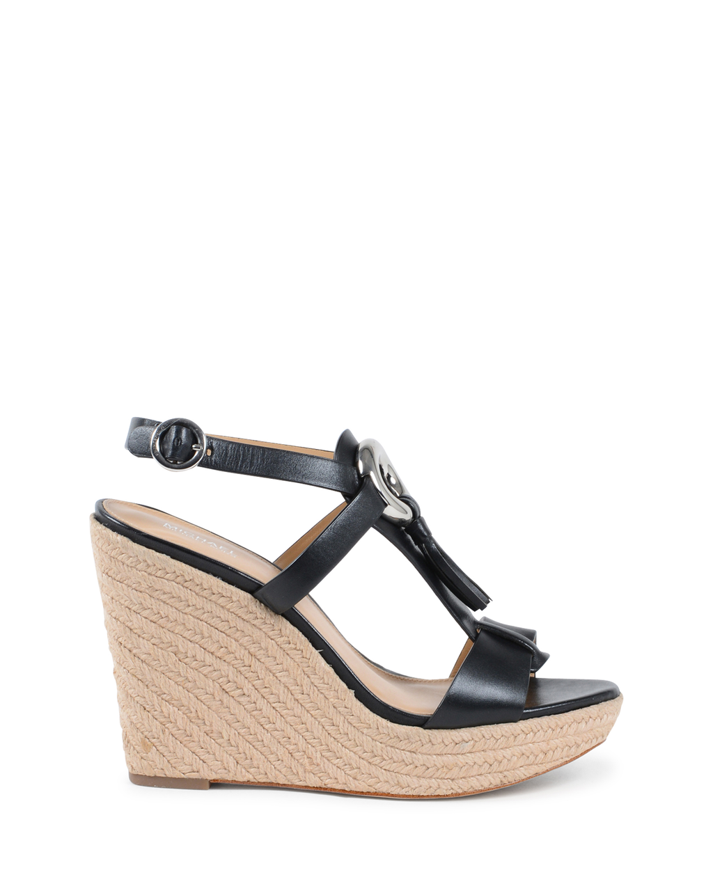 Sandalias de cuña para mujer Michael Kors negras DARIEN