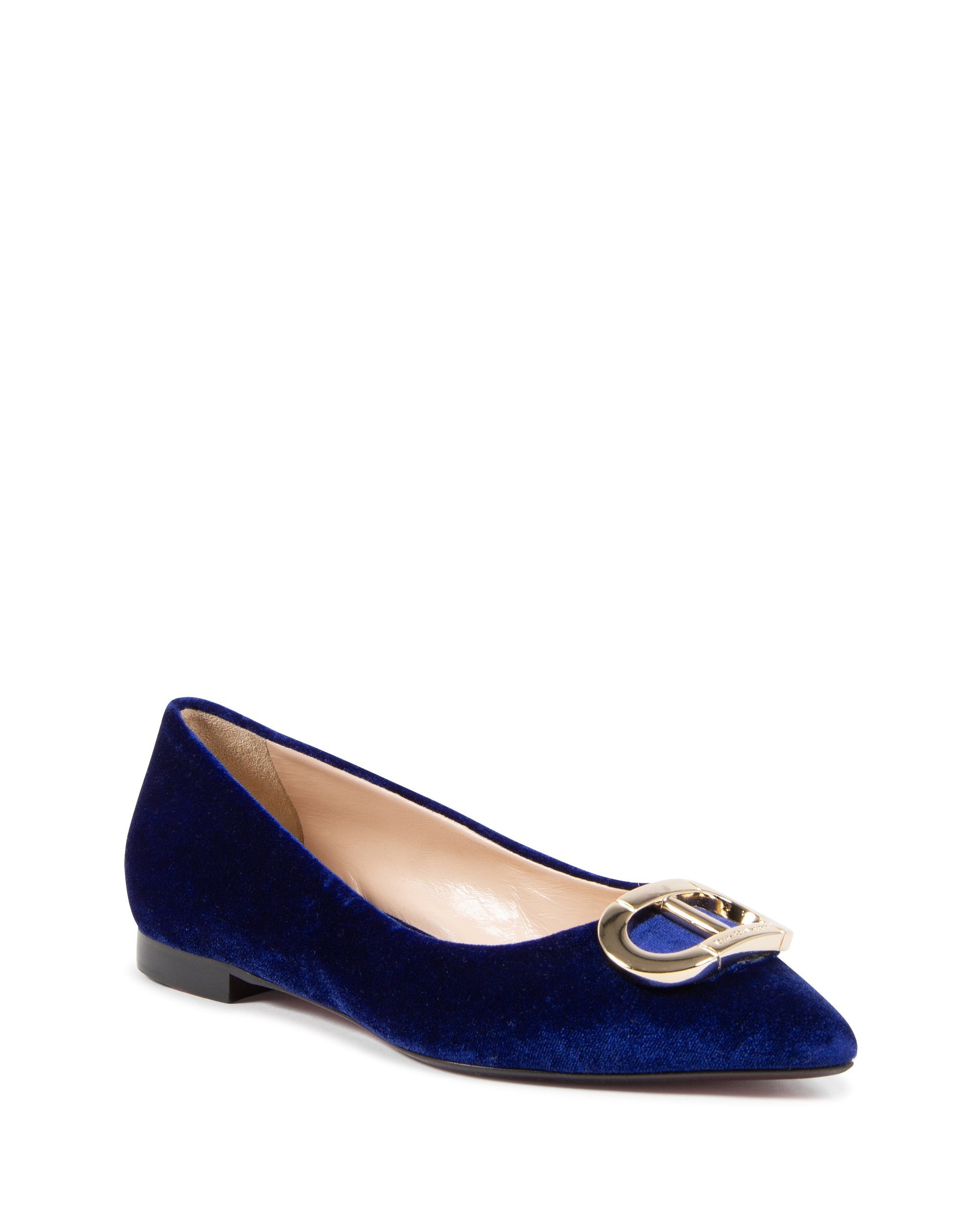 Bailarina de terciopelo azul real