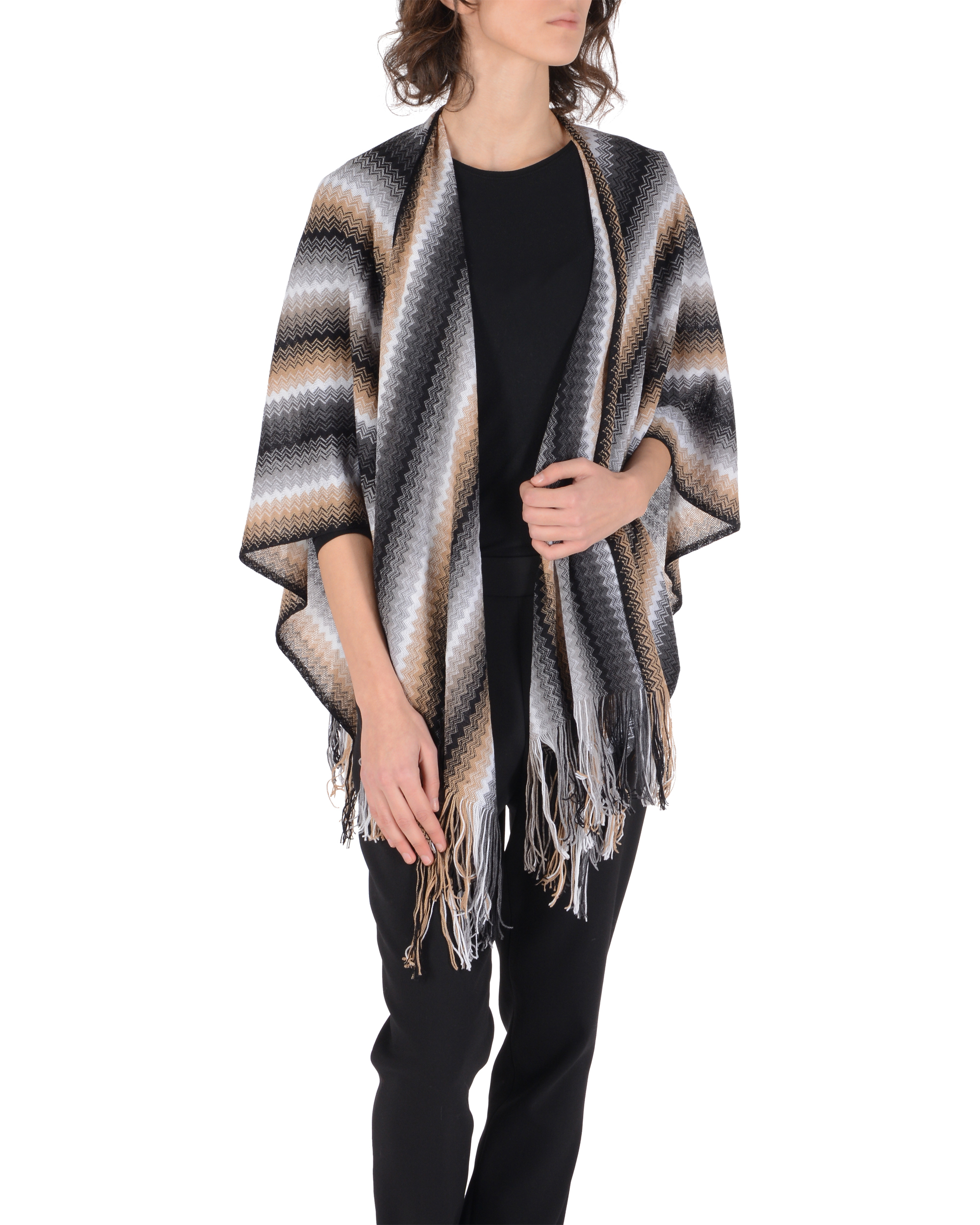 Poncho Missoni Mujer Multicolor MAZ7WOD68010004