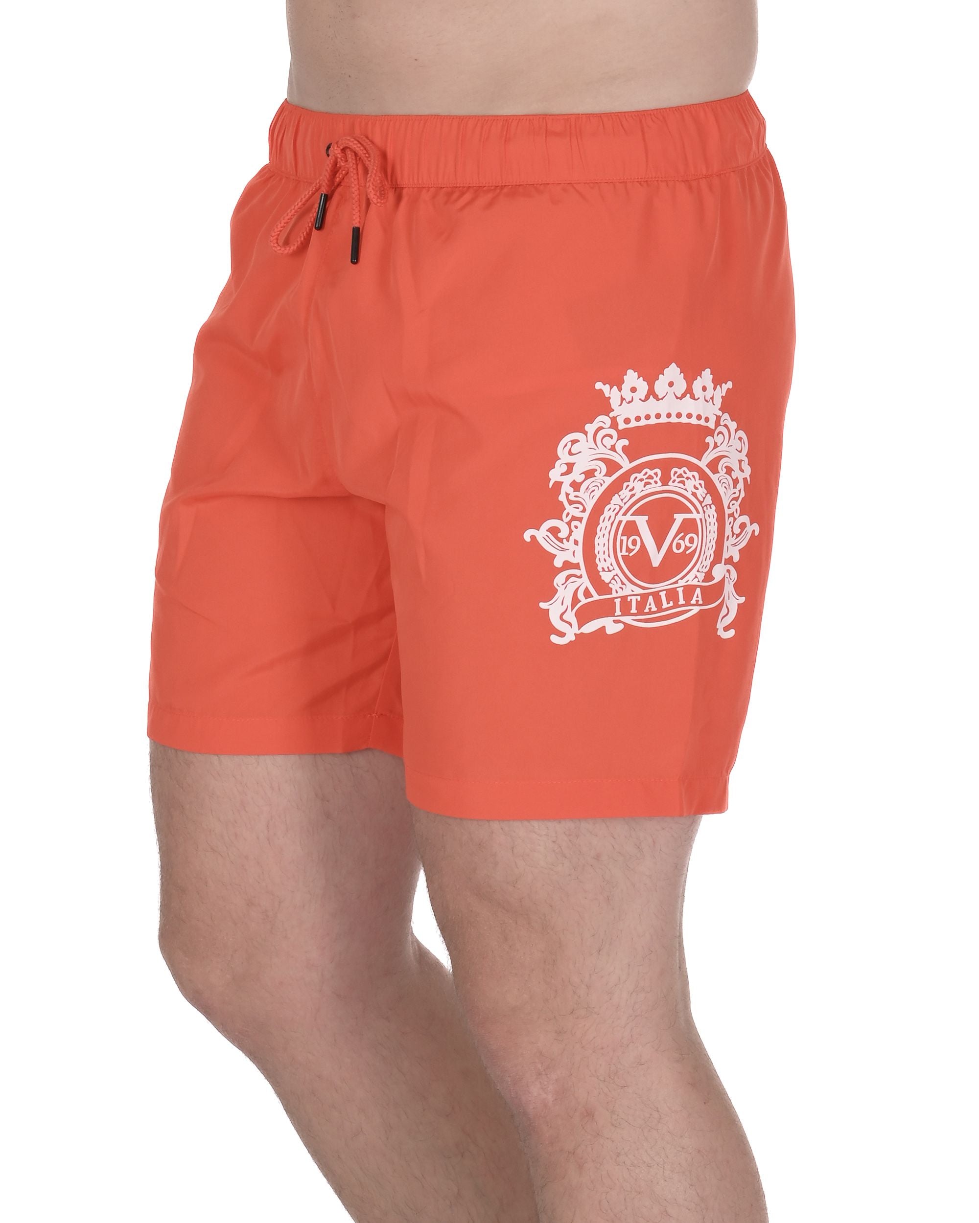 19V69 Italia Mens Swimwear Trunk VSC1MBM06 GRENADINE