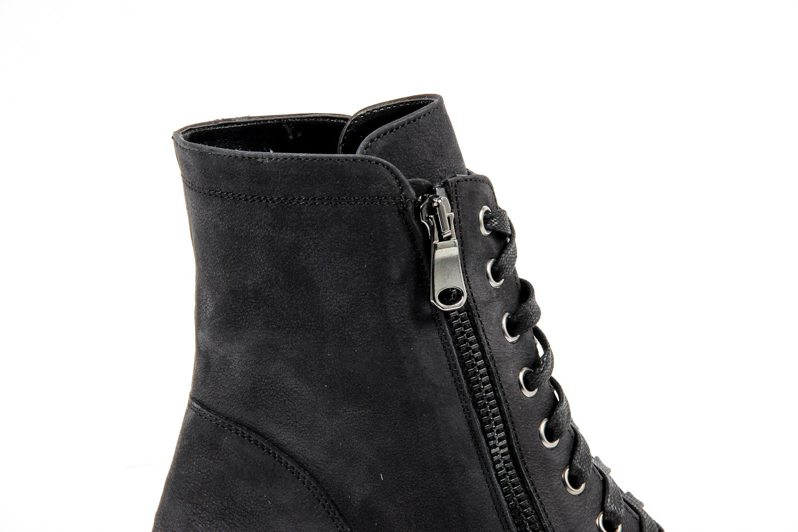 Bota corta para mujer V 1969 Italia B1476 NABUK NERO