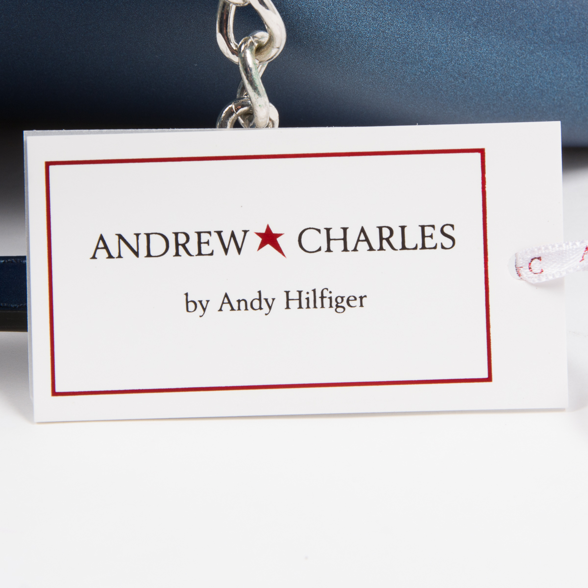Andrew Charles Womens Handbag Blue KEY