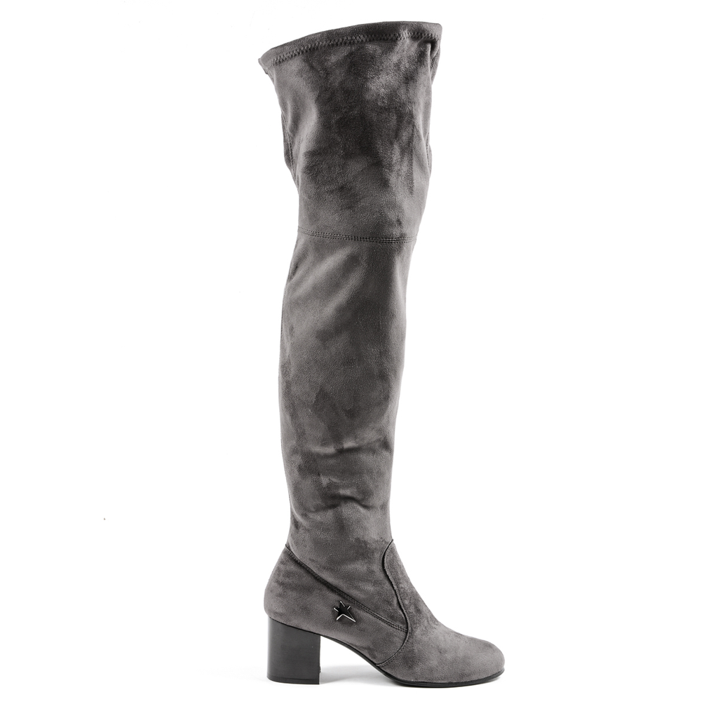 Andrew Charles Womens High Boot Grey MARIAH