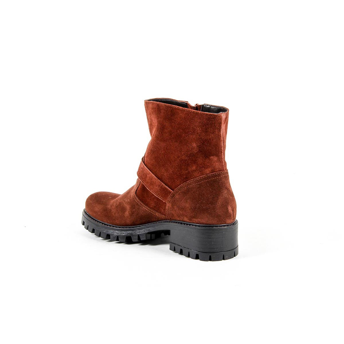 Bota corta para mujer V 1969 Italia B1441 VELOUR MATTONE