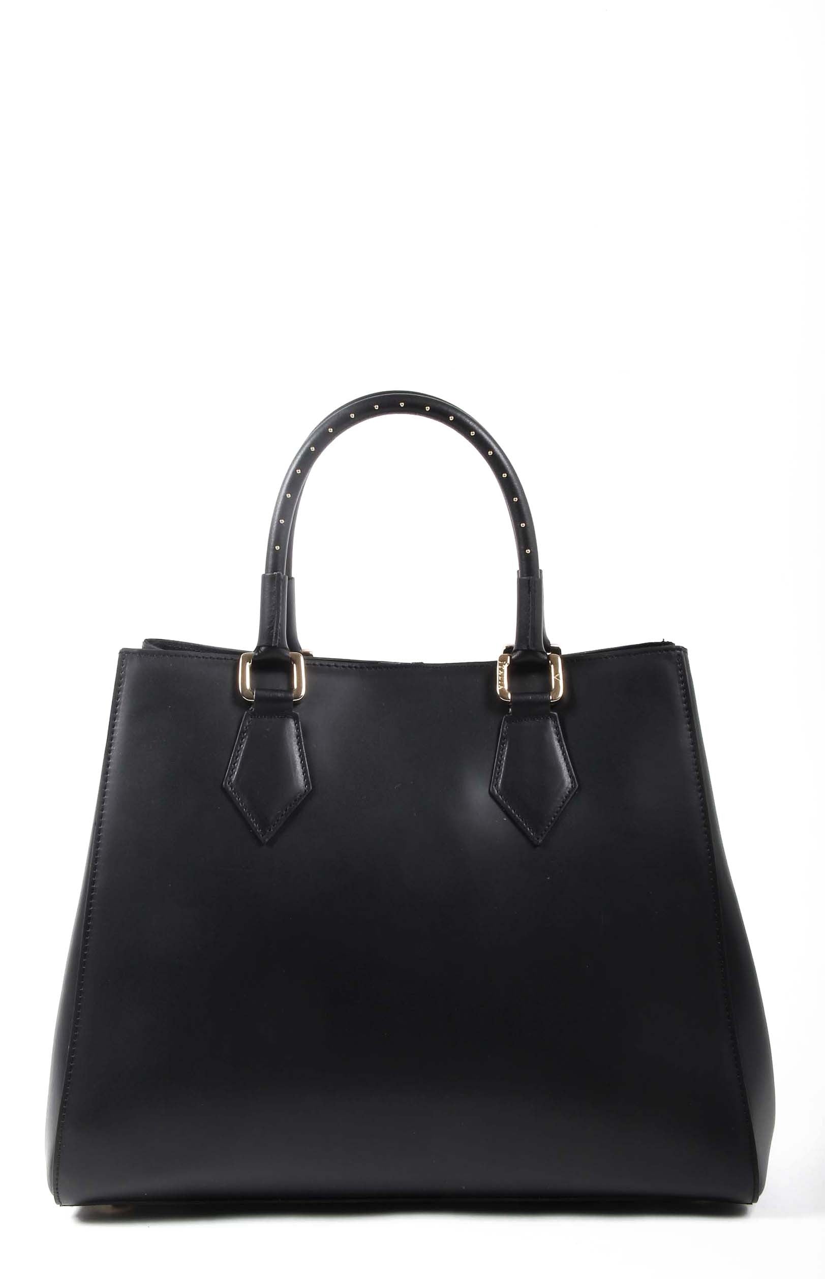 Bolso de mano para mujer V 1969 Italia G550-52 RUGA NERO