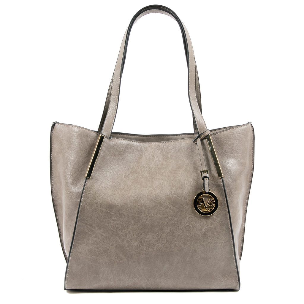 Bolso de mano para mujer V 1969 Italia gris REBECCA