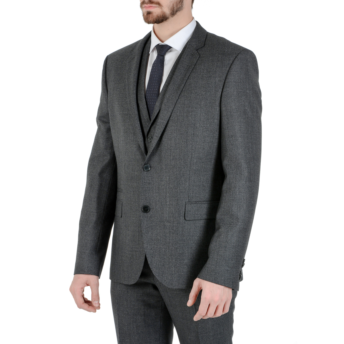 Traje Hugo Boss para hombre gris ANEO WIAD HILOR
