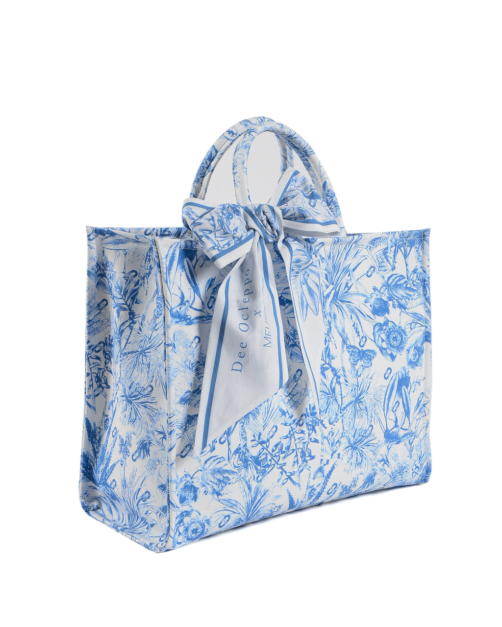 Bolso de mano con estampado tropical de Dee & Melissa