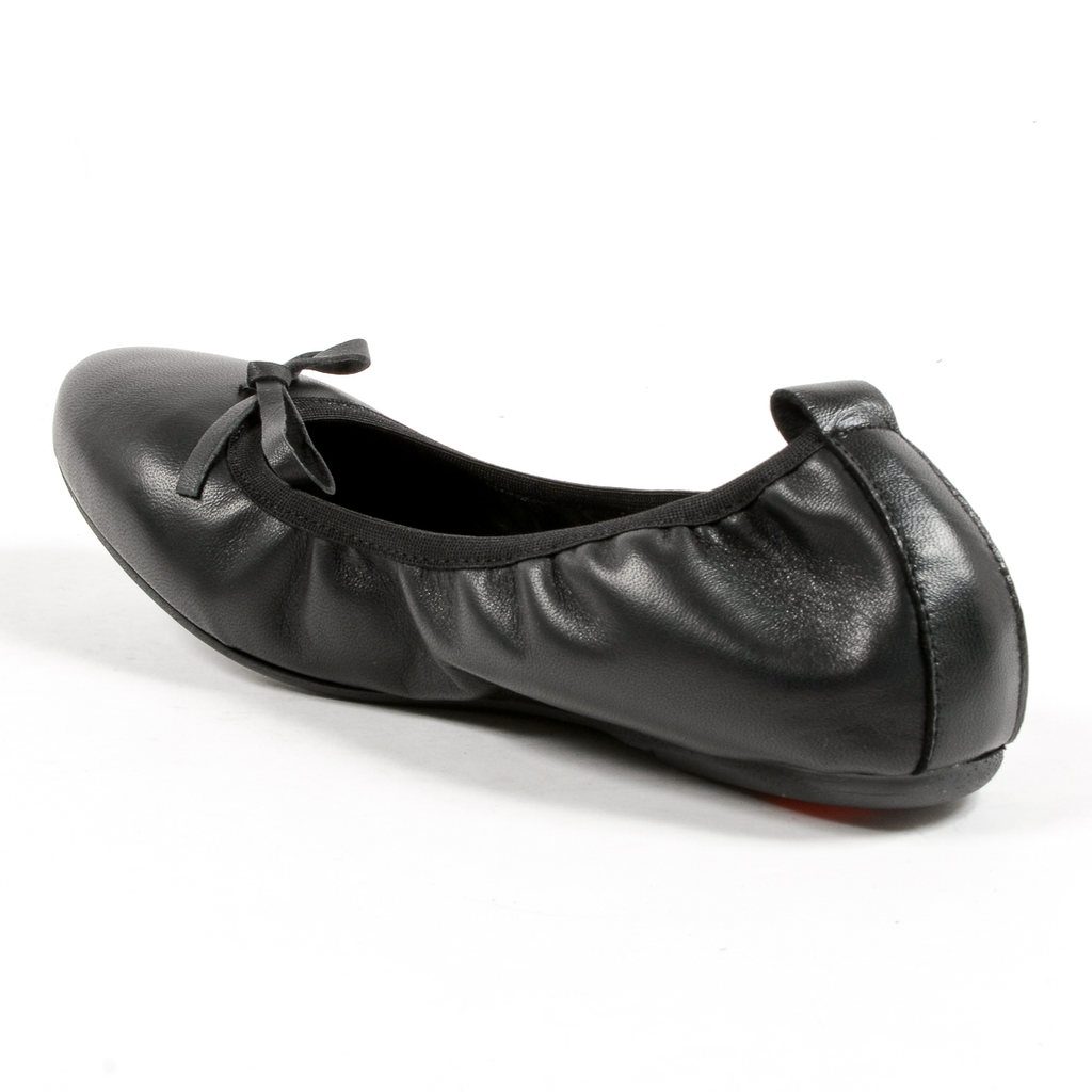 Andrew Charles Womens Soft Ballerina Black GWEN