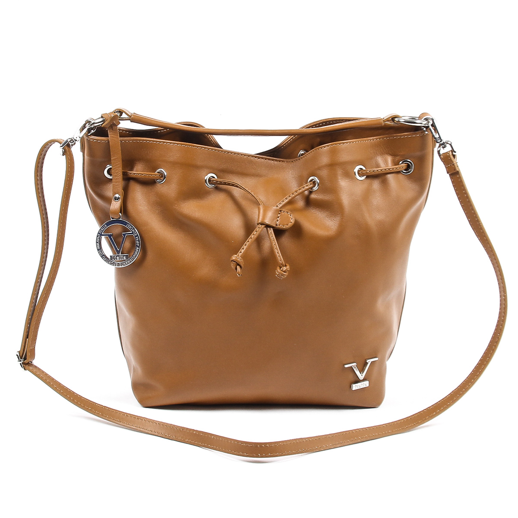 Bolso de mano para mujer V 1969 Italia V005-S SOFT CUOIO