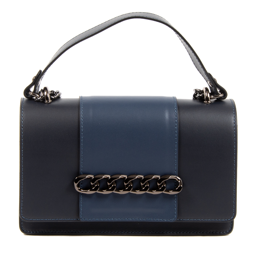 V 1969 Italia Bolso de mano para mujer azul DIADEMA