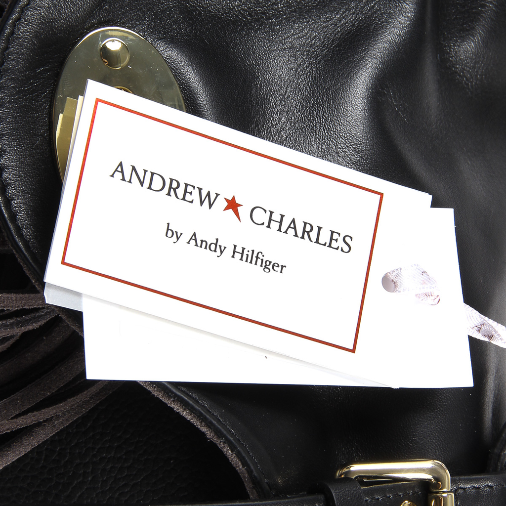 Bolso de mano para mujer Andrew Charles negro LUCY