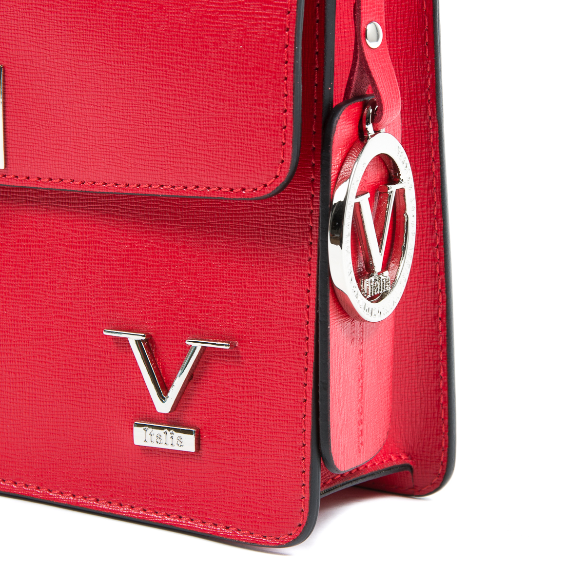V 1969 Italia Womens Handbag Red MORA