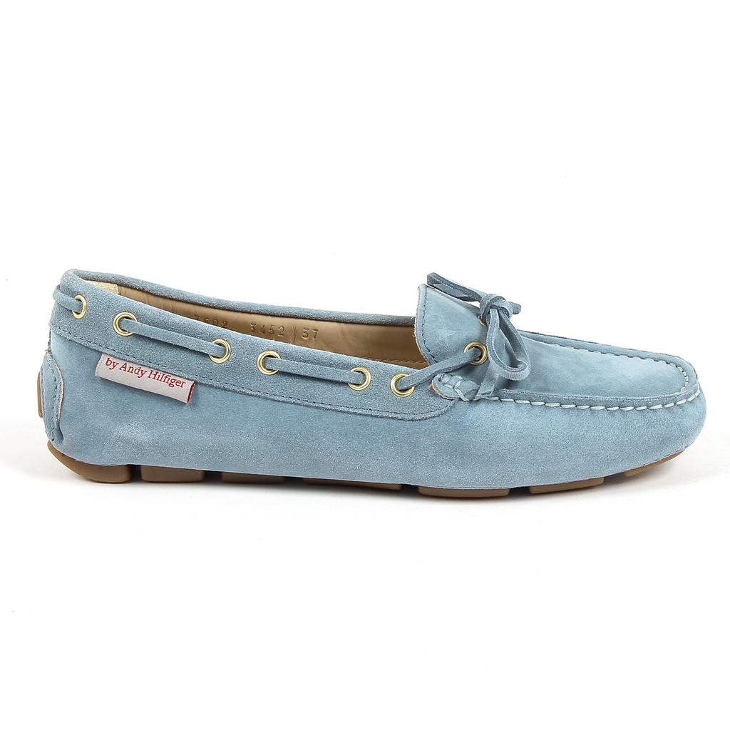 Mocasín Andrew Charles para mujer azul claro CAMILLA
