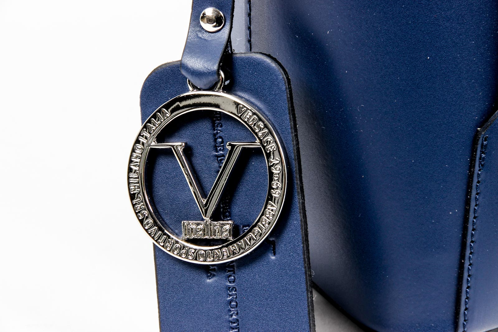 Bolso de mano para mujer V 1969 Italia V003 S BLUE JEANS
