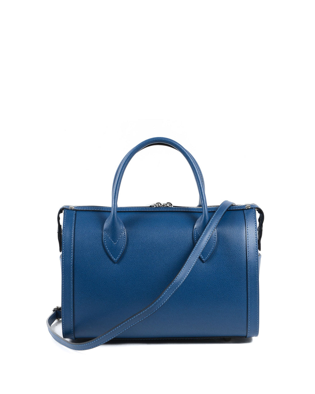 V Italia Womens Handbag Bluette V014-S PALMELLATO BLUETTE