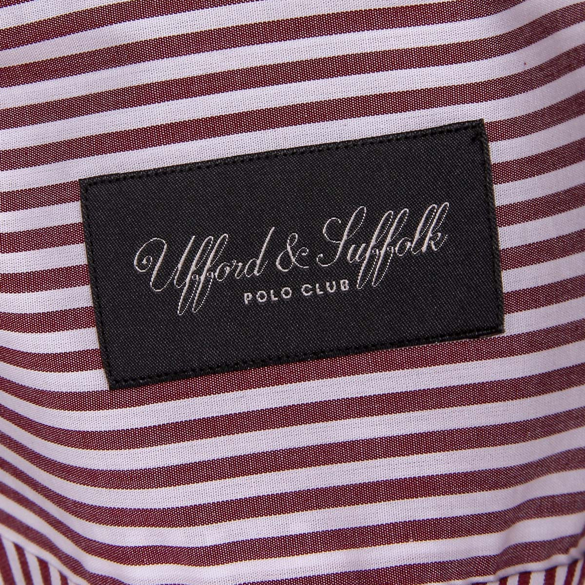 Ufford & Suffolk Polo Club Camisa Hombre USC01 A3 BURDEOS