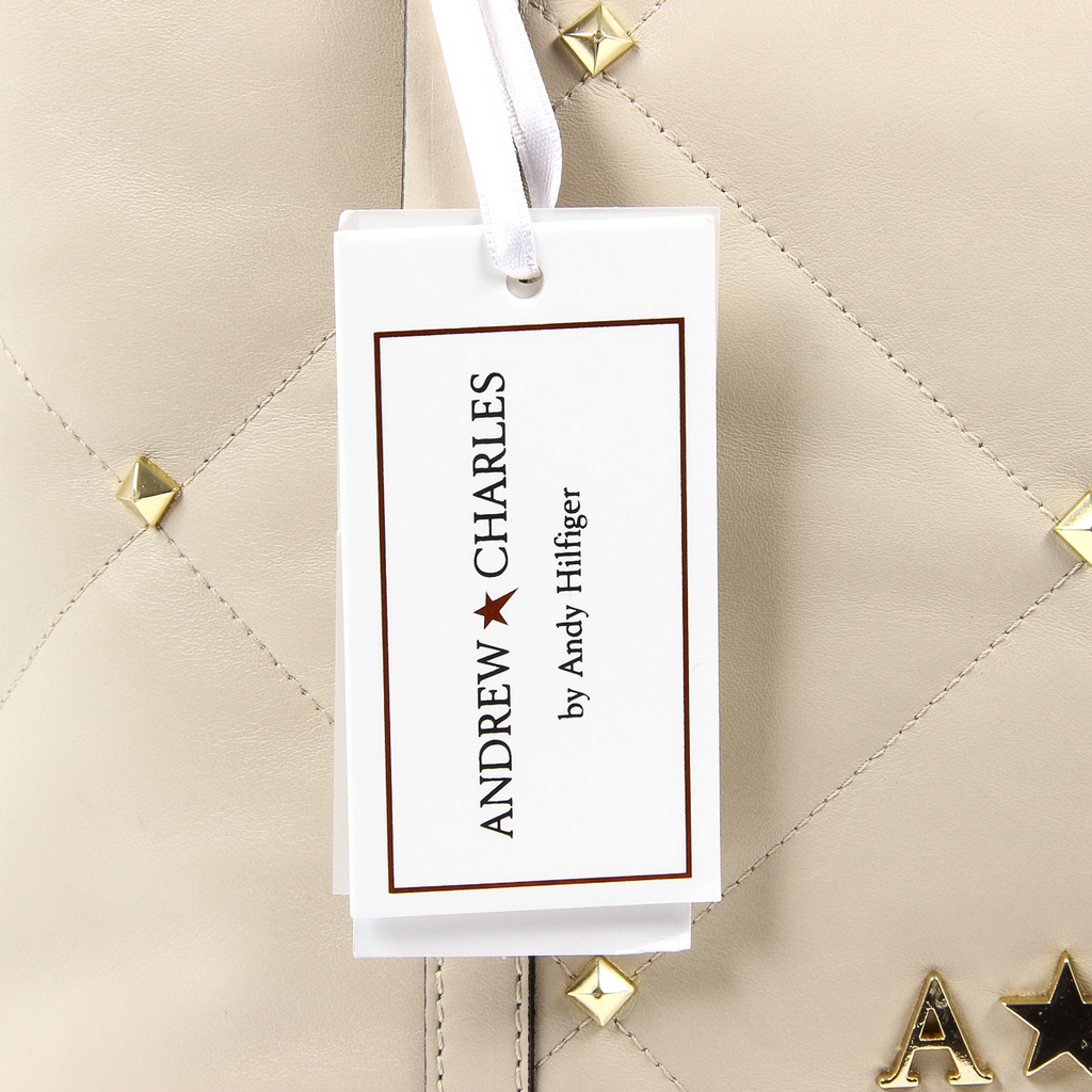 Bolso de mano para mujer Andrew Charles Beige YAZMIN