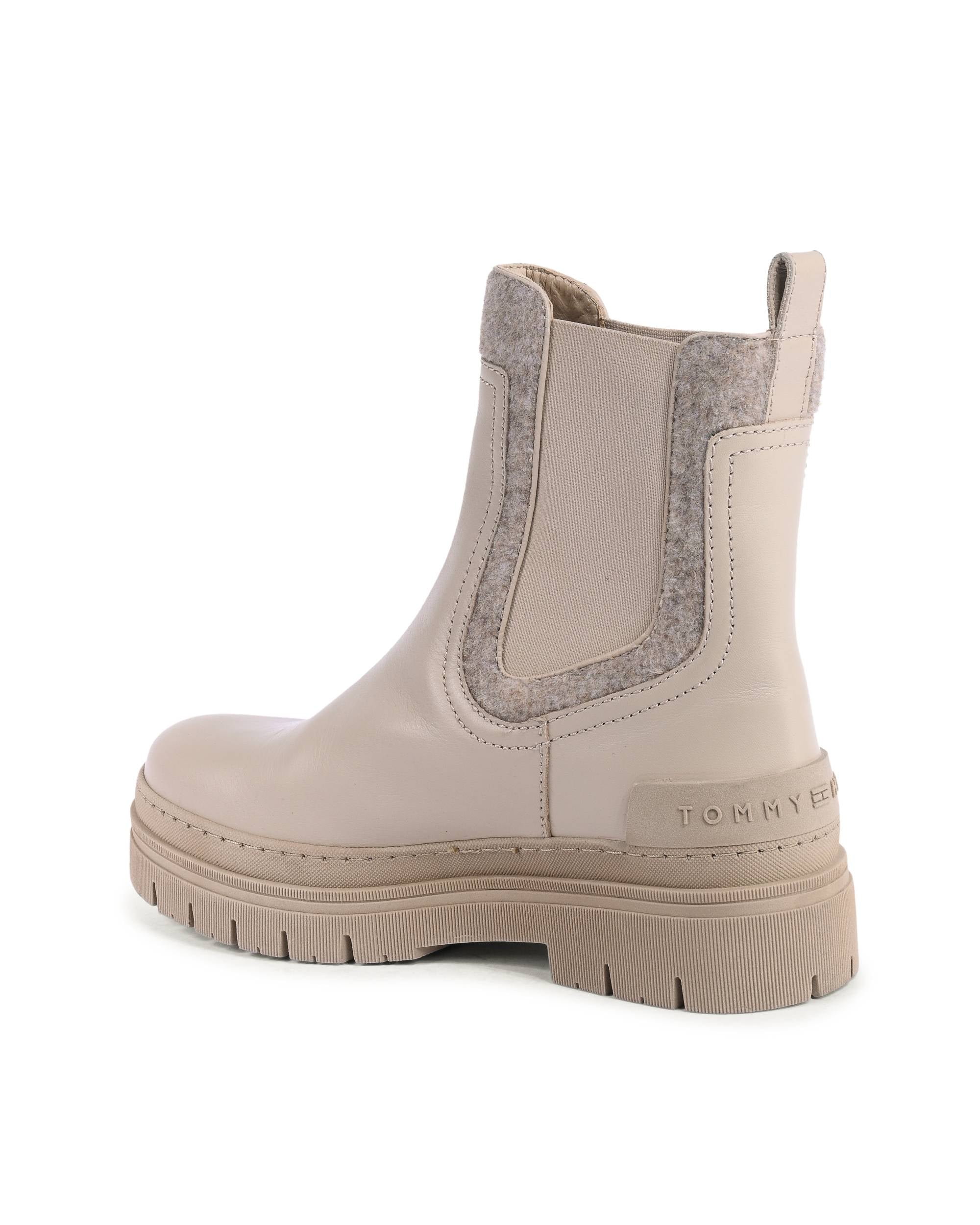 Botas Tommy Hilfiger para mujer BEIGE FW0FW07655ABO