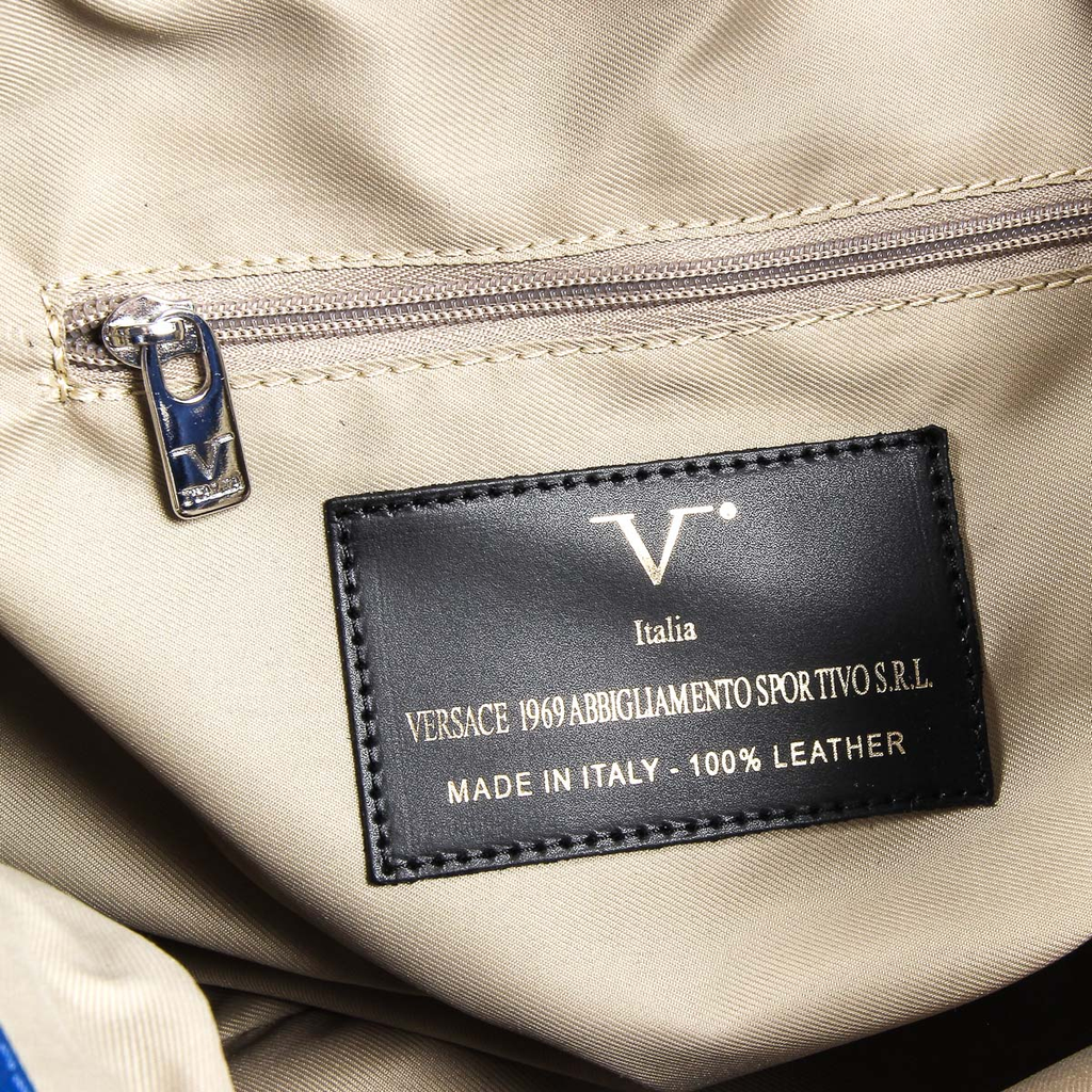 Bolso de mano para mujer V 1969 Italia V005-S SOFT COBALTO