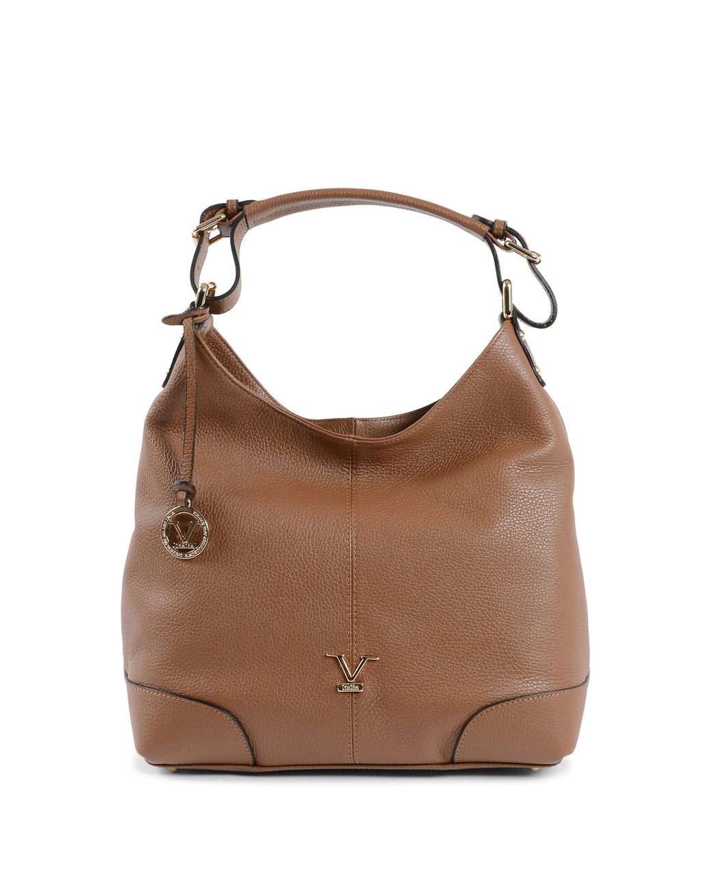 V Italia Womens Handbag Tan V319 52 DOLLARO CUOIO