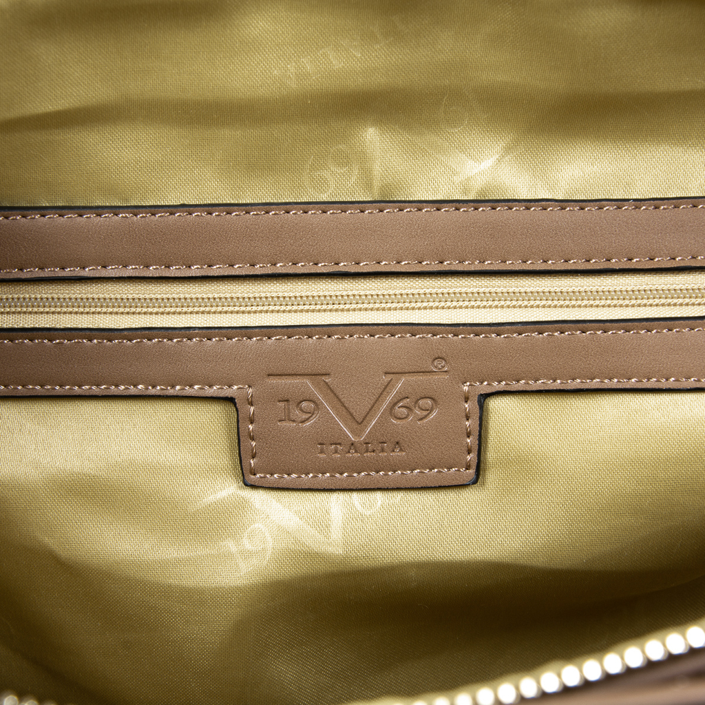 Bolso de mano para mujer V 1969 Italia marrón VERONICA
