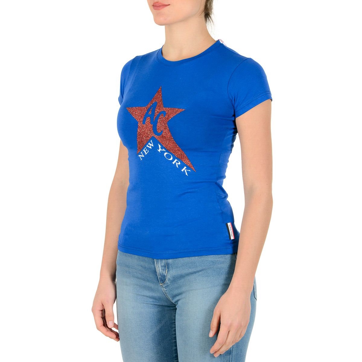 Camiseta para mujer Andrew Charles By Andy Hilfiger TS501 03 1002 TARANA BLUE S8