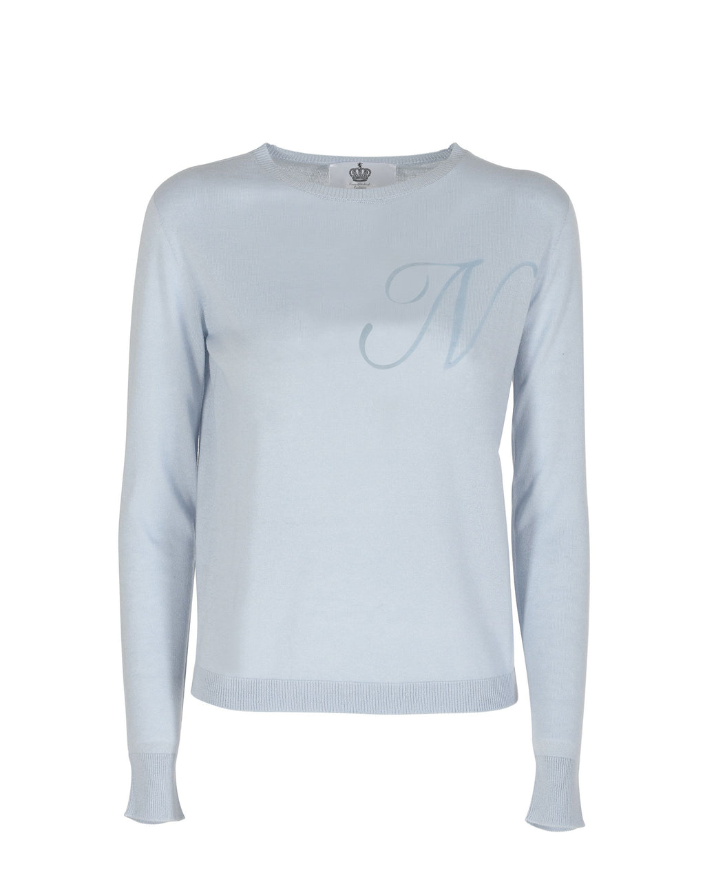 Dee Ocleppo Long Sleeve ART 004 LIGHT BLUE LETTER N